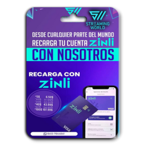 Recarga De Saldo Zinli